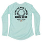 MANG Fight For Wild Florida Shark Jaws - Women's - LS - XS-Seagrass
