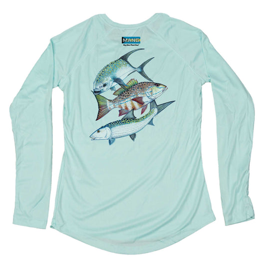MANG Bahamas Slam - Women's - LS - XS-Seagrass