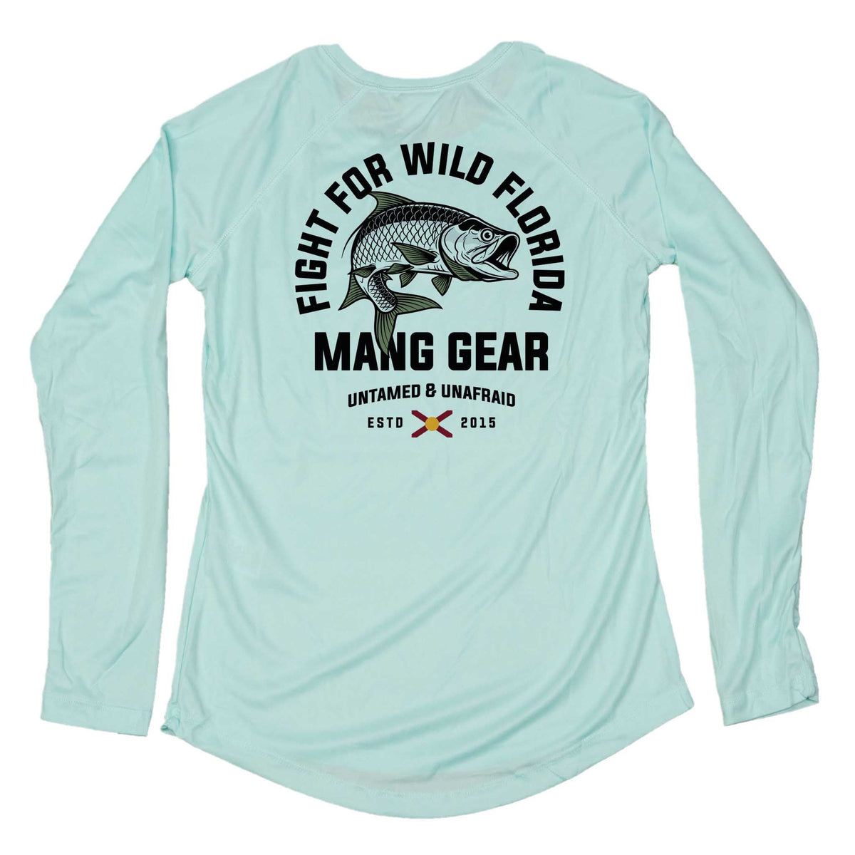 MANG Fight For Wild Florida Tarpon - Women's - LS - XS-Seagrass
