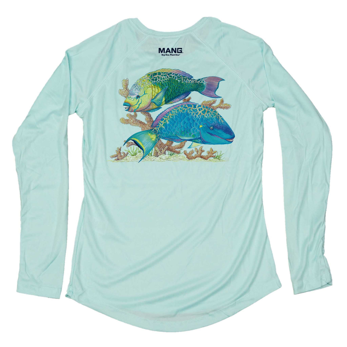MANG Parrotfish - Women's - LS - XS-Seagrass