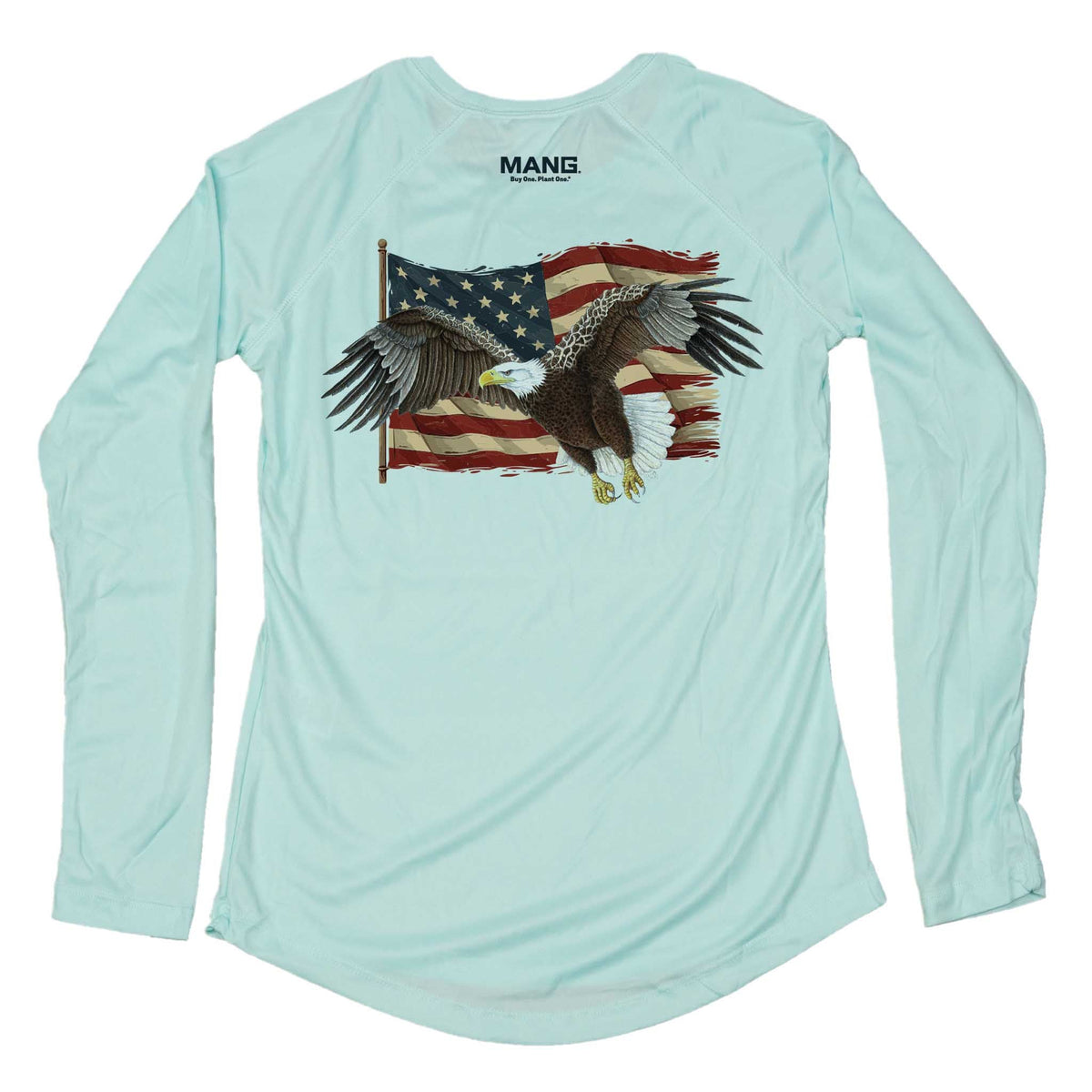 MANG American Eagle - Women's - LS - XS-Seagrass