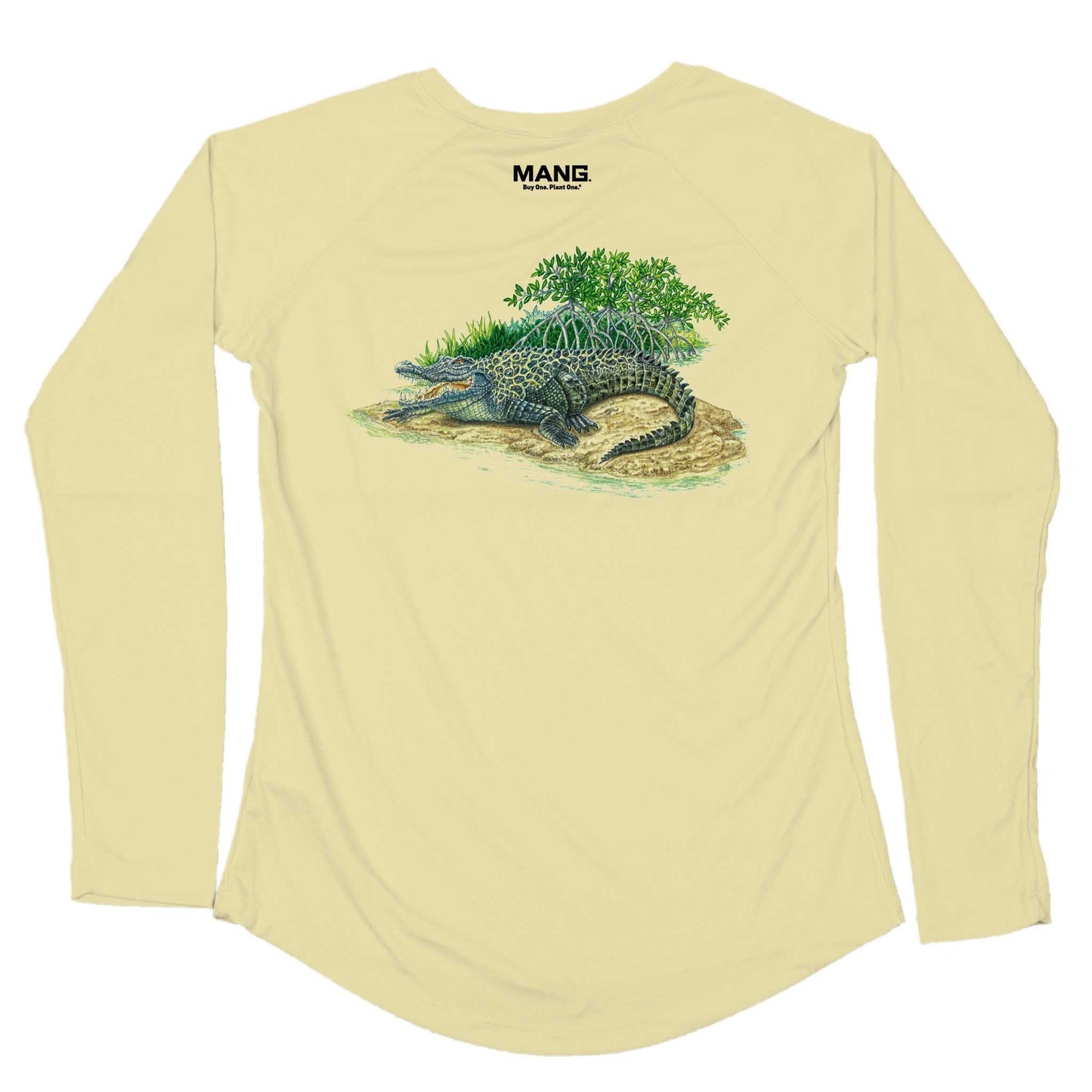 MANG Crocodile MANG - Women's - LS - XS-Sunshine Yellow