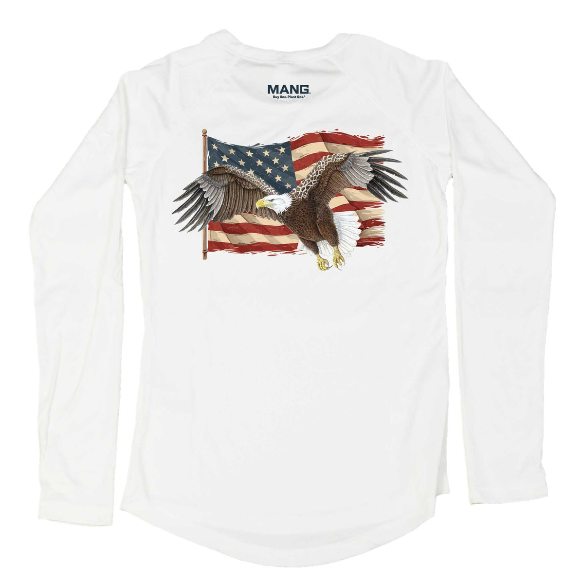 MANG American Eagle - Women's - LS - XS-White