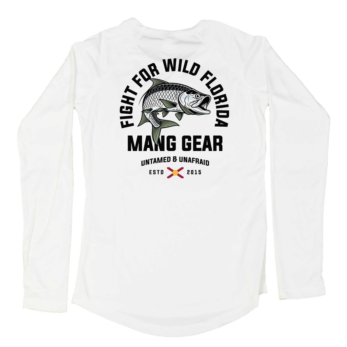 MANG Fight For Wild Florida Tarpon - Women's - LS - XS-White