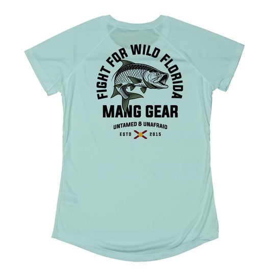 MANG Fight For Wild Florida Tarpon - Women's - SS - XS-Seagrass