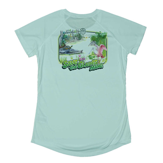 MANG Save the Glades MANG - Women's - SS - XS-Seagrass