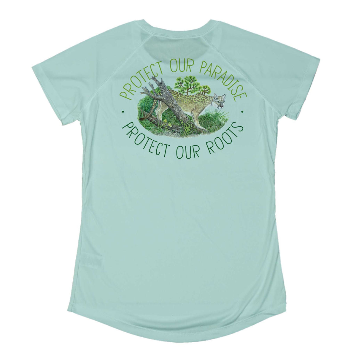 MANG Conservation Florida Panther - Women's - SS - XS-Seagrass