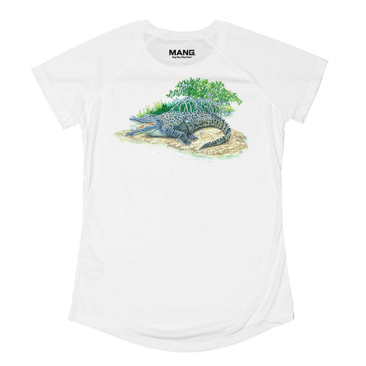 MANG Crocodile MANG - Women's - SS - XS-White
