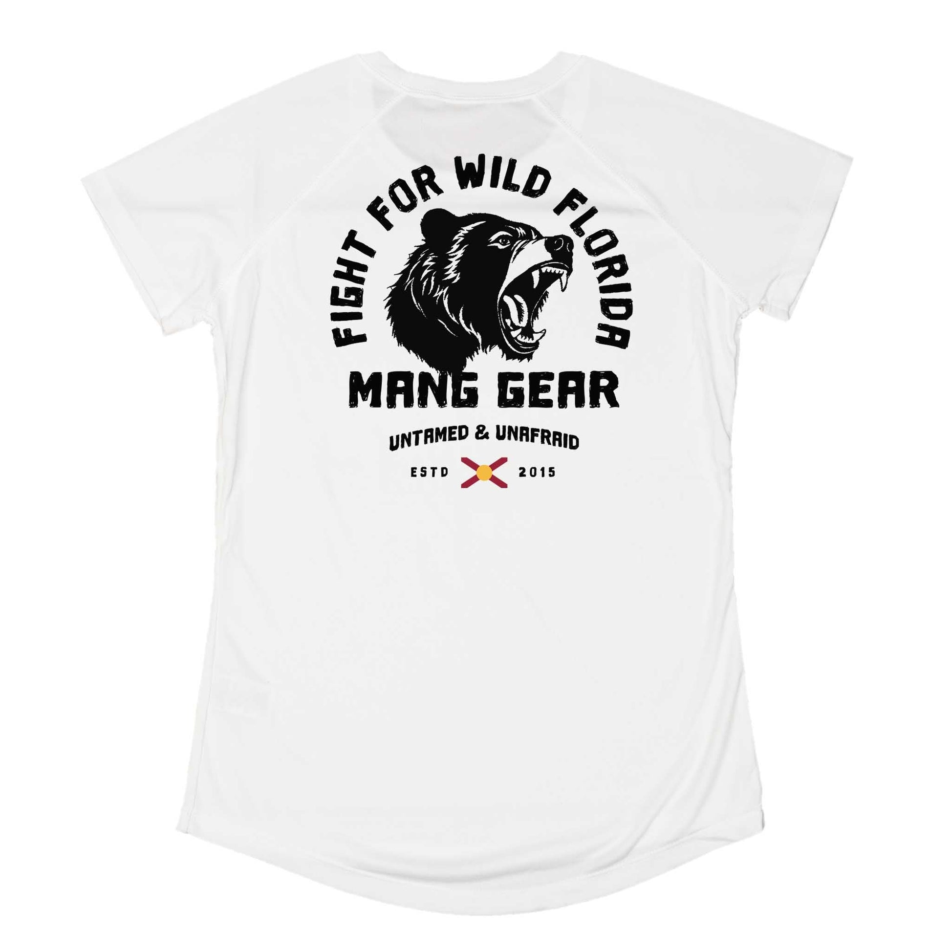 MANG Fight For Wild Florida Bear - Women's - SS - XS-White