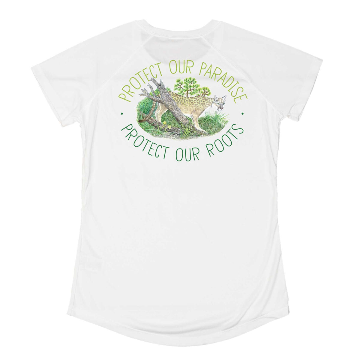 MANG Conservation Florida Panther - Women's - SS - XS-White