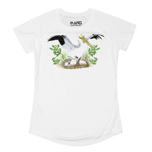 MANG White Pelican MANG - Women's - SS - XS-White