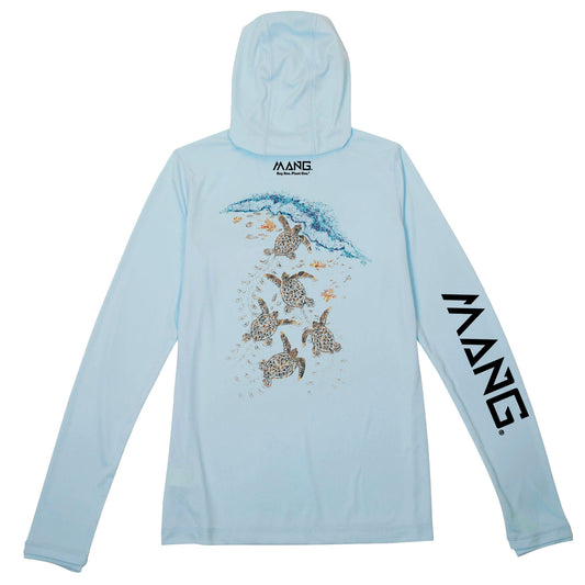 MANG Turtle Crawl MANG Premium Hoodie - Women's - XS-Arctic Blue