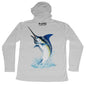 MANG IGFA Blue Marlin MANG - Youth - Hoodie - YXS-Pearl Gray