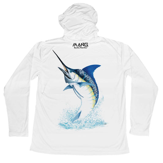 MANG IGFA Blue Marlin MANG - Youth - Hoodie - YXS-White