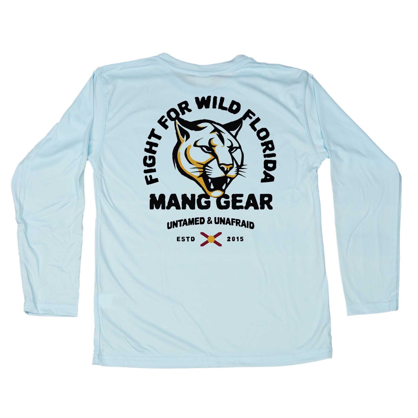 MANG Fight For Wild Florida Panther - Youth - YS-Arctic Blue