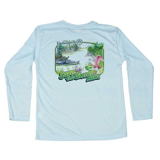 MANG Save the Glades MANG - Youth - YS-Arctic Blue