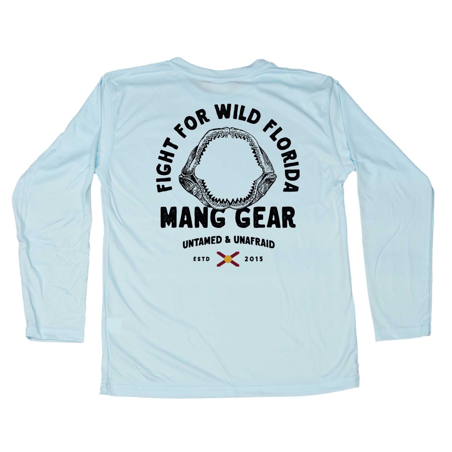 MANG Fight For Wild Florida Shark Jaws Toddler - 2T-Arctic Blue