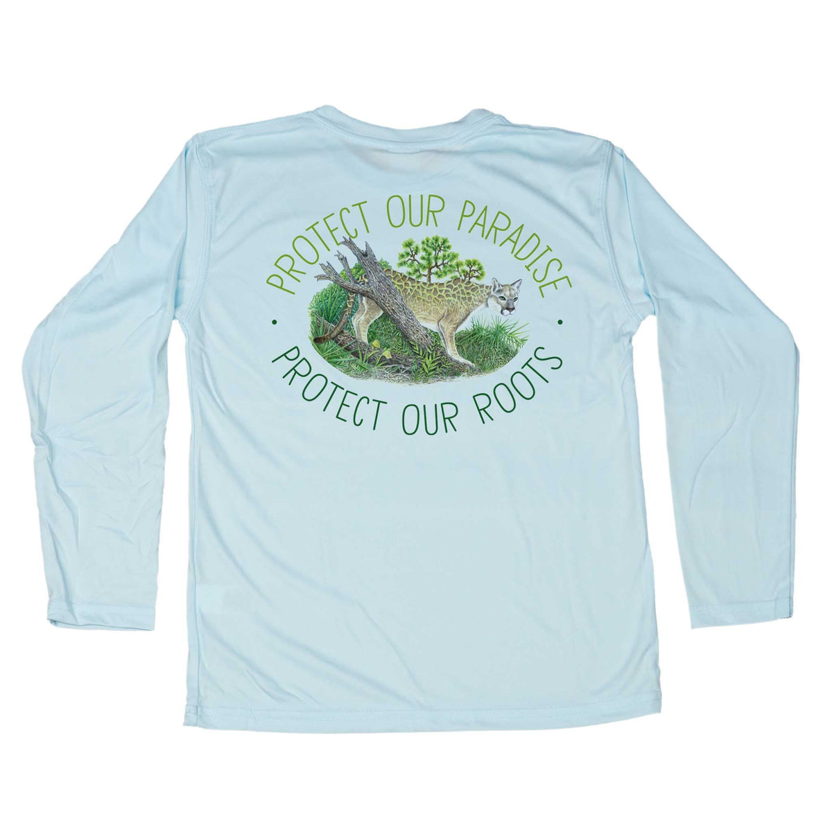 MANG Conservation Florida Panther - Youth - YS-Arctic Blue
