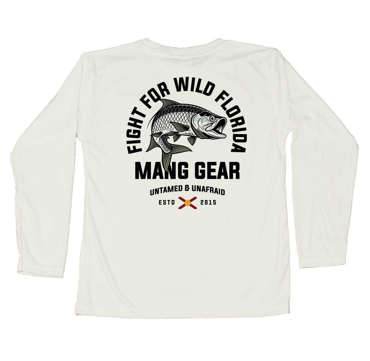 MANG Fight For Wild Florida Tarpon Toddler - 2T-Oyster Shell
