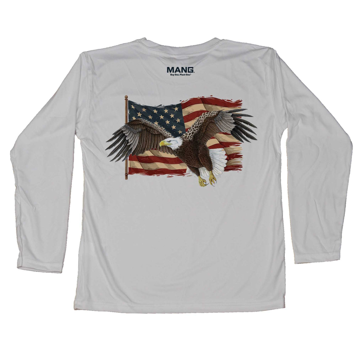 MANG American Eagle - Youth - YS-Pearl Gray