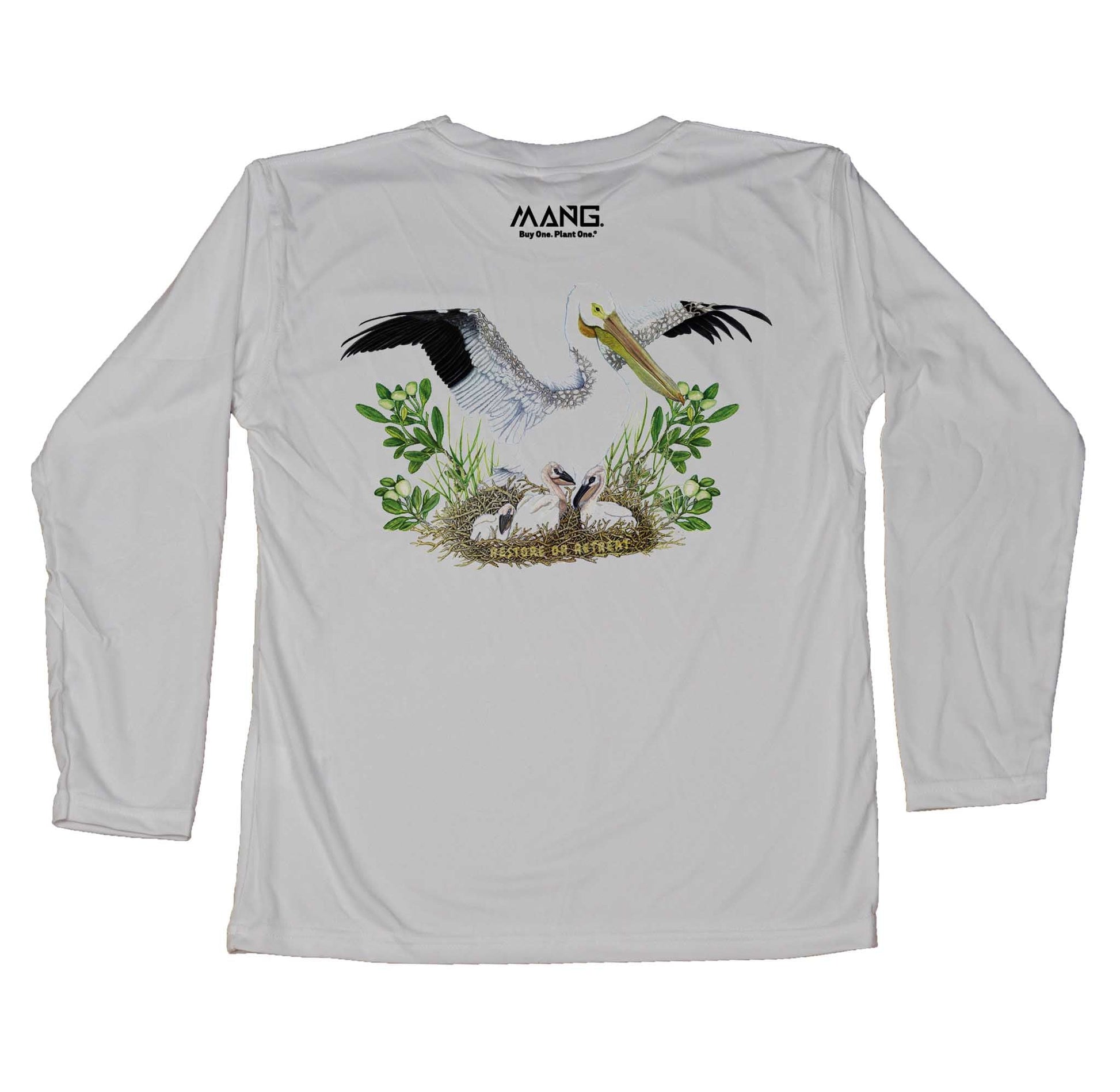 MANG White Pelican MANG - Youth - YS-Pearl Gray