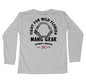 MANG Fight For Wild Florida Shark Jaws - Youth - YS-Pearl Gray