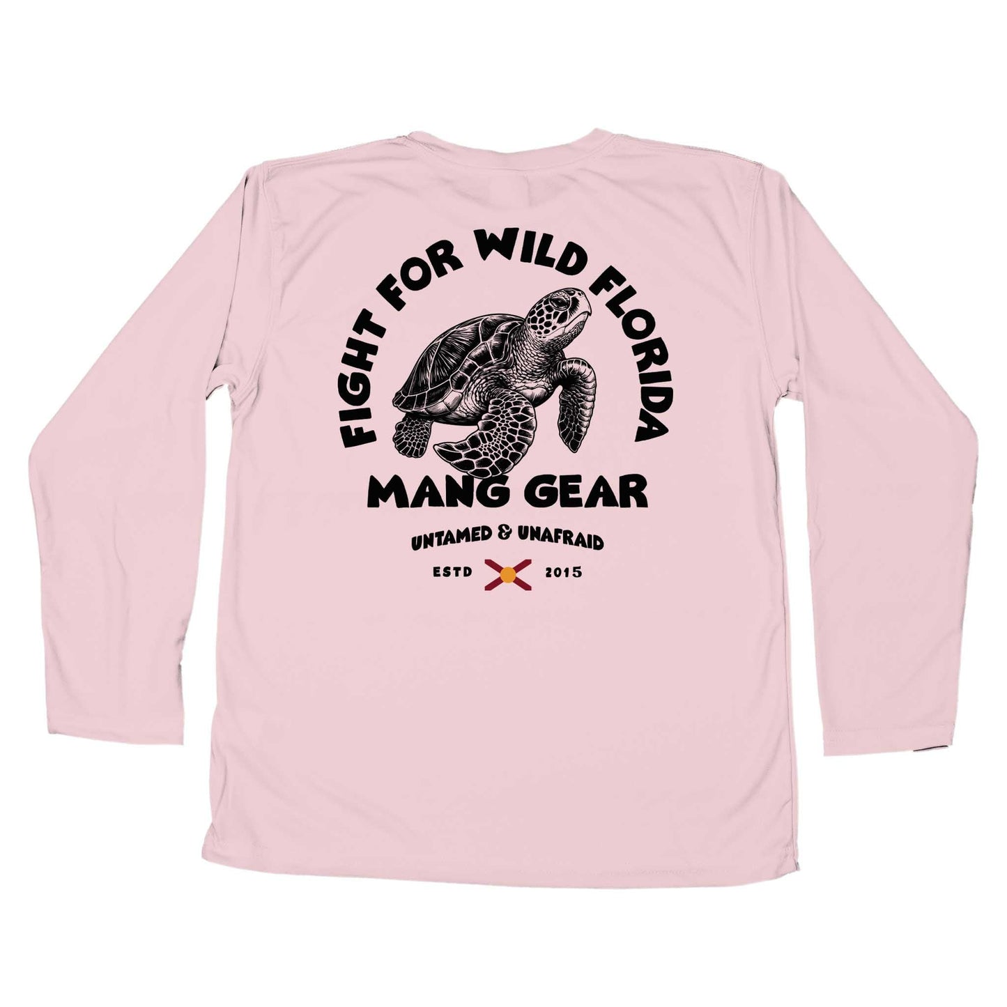 MANG Fight For Wild Florida Sea Turtle - Youth - YS-Pink