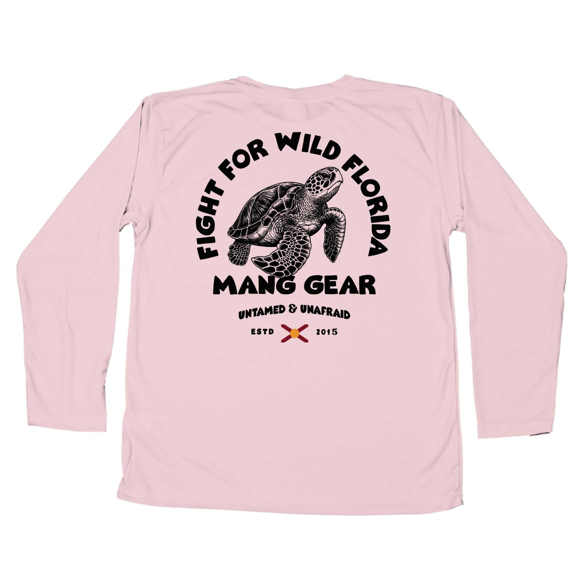MANG Fight For Wild Florida Sea Turtle - Youth - YS-Pink