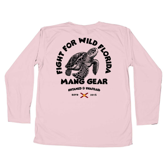MANG Fight For Wild Florida Sea Turtle - Youth - YS-Pink