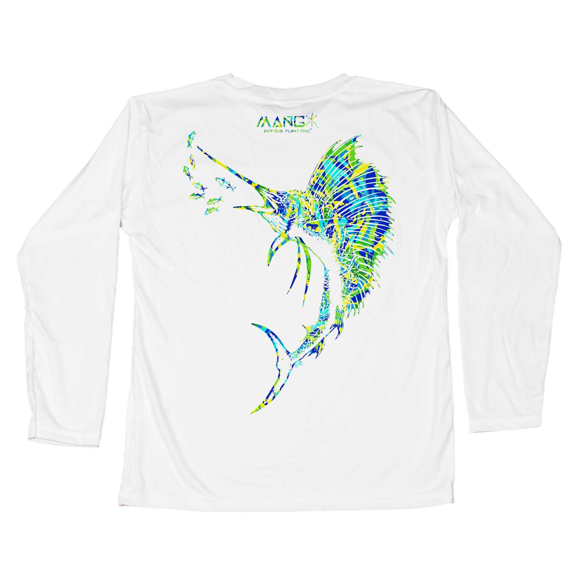 MANG Sailfish Blue Crush - Youth - YS-White