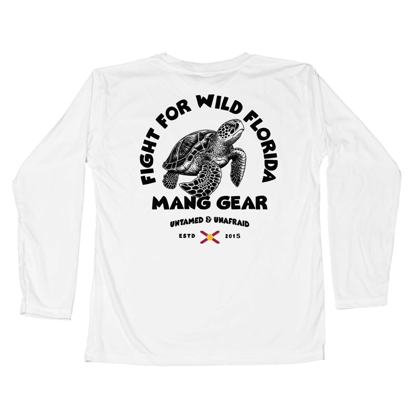 MANG Fight For Wild Florida Sea Turtle Toddler - 2T-White