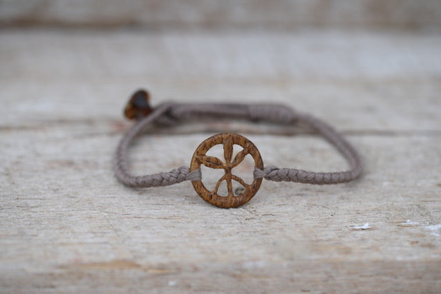 MANG Island Sand Tri-Leaf Woven Bracelet - Island Sand-